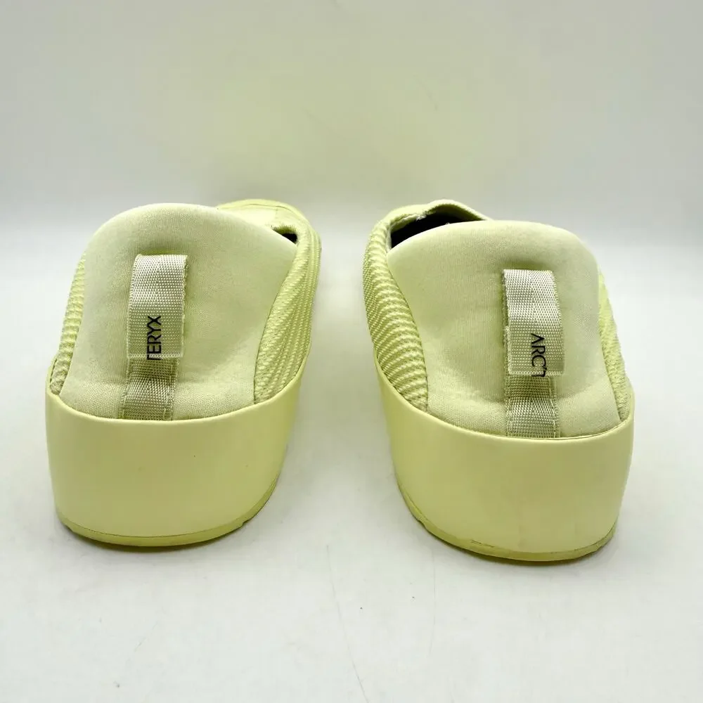 Arc'teryx Womens Kragg Shoes US 8 EU 40 Neon Yellow Mesh Slip On GUC
